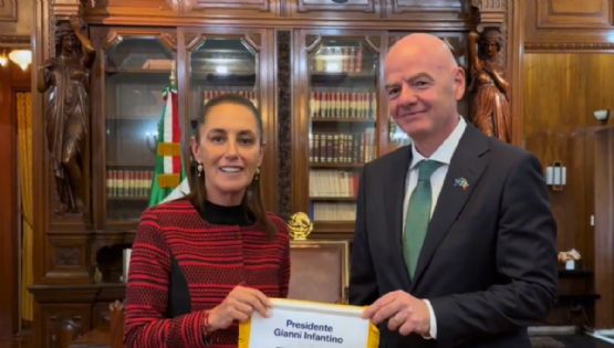 Inauguración del Mundial será histórica: Sheinbaum tras reunirse con el presidente de la FIFA