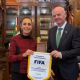 Inauguración del Mundial será histórica: Sheinbaum tras reunirse con el presidente de la FIFA