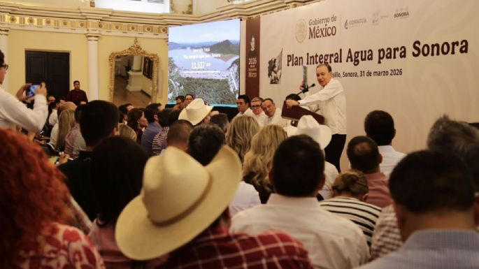 Presidenta Sheinbaum invierte más de 11 mil 500 millones en obras hídricas; garantiza 15% más de agua en Hermosillo: Durazo