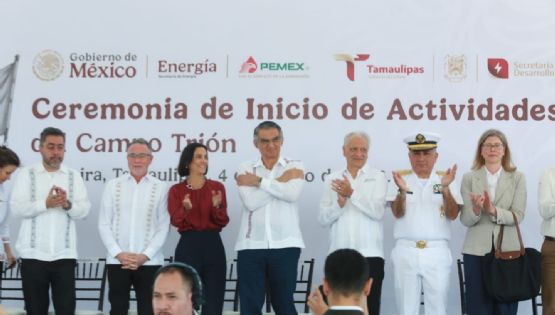 El futuro de Pemex está en Tamaulipas: arranca Campo Trión en Altamira