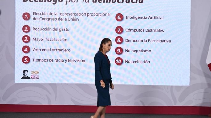 Propuesta de reforma electoral de Sheinbaum no elimina el fuero de legisladores