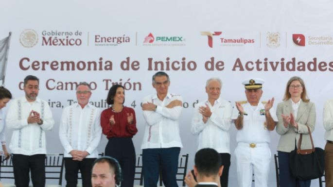 El futuro de Pemex está en Tamaulipas: arranca Campo Trión en Altamira
