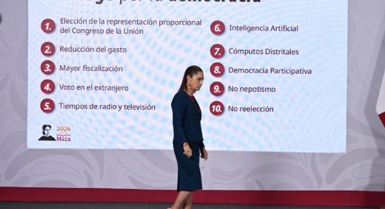 Propuesta de reforma electoral de Sheinbaum no elimina el fuero de legisladores