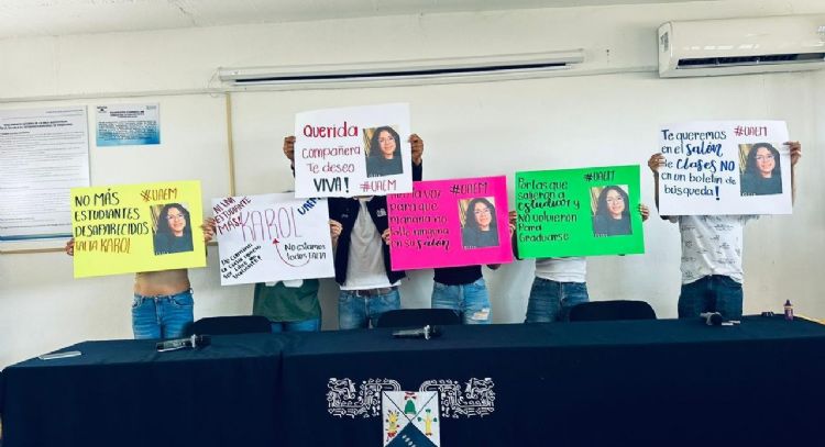 Tras el feminicidio de Kimberly, ahora desaparece Karol, otra alumna de la UAEM