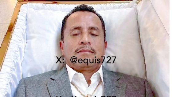¿Imagen del cuerpo de "El Mencho" dentro de un ataúd es real?