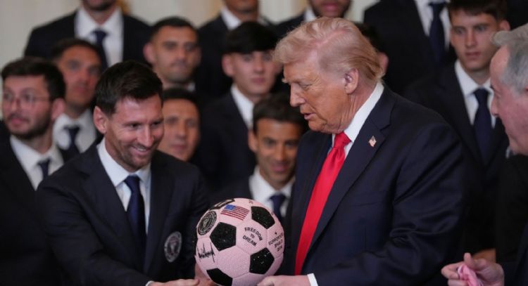 Trump homenajea a Messi e Inter Miami en la Casa Blanca por título de la MLS