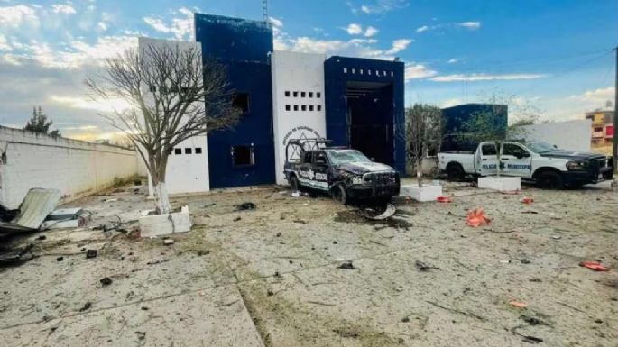 Atacan con explosivos la comandancia de la policía de Luis Moya, Zacatecas (Videos)