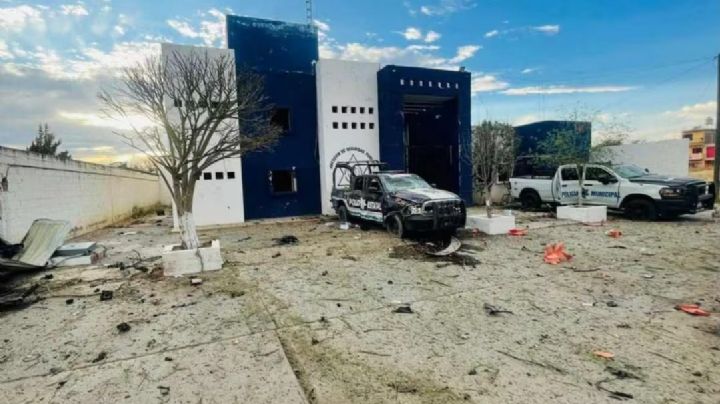Atacan con explosivos la comandancia de la policía de Luis Moya, Zacatecas (Videos)