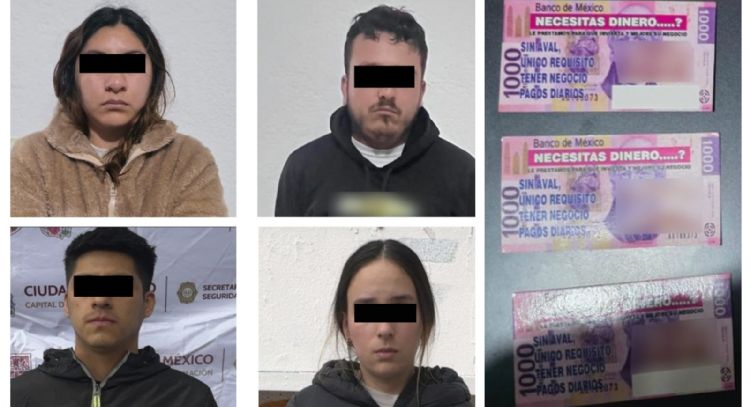Cae célula criminal de préstamos “gota a gota” en la CDMX