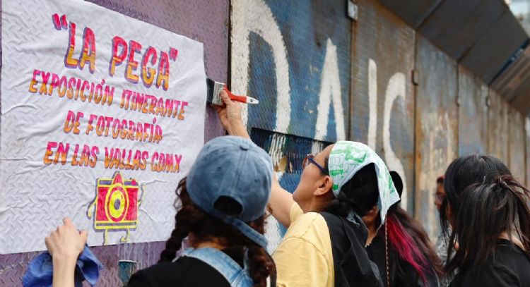 "La pega”, exposición y toma simbólica de Bellas Artes en el marco del 8M