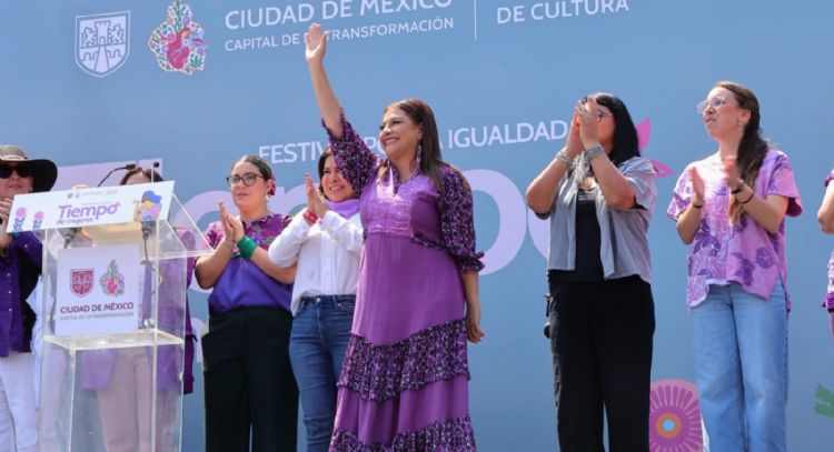 Brugada presumió, en vísperas del 8M, que en 2025 el feminicidio se redujo 35%