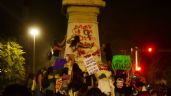 Foto ilustrativa de la nota titulada: Más de seis mil mujeres marchan en Yucatán por el 8M y toman el Monumento a la Patria (Videos)