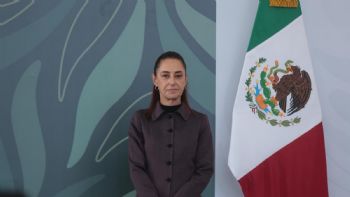 Sheinbaum califica de "irresponsable" difusión de noticias falsas sobre salud de AMLO