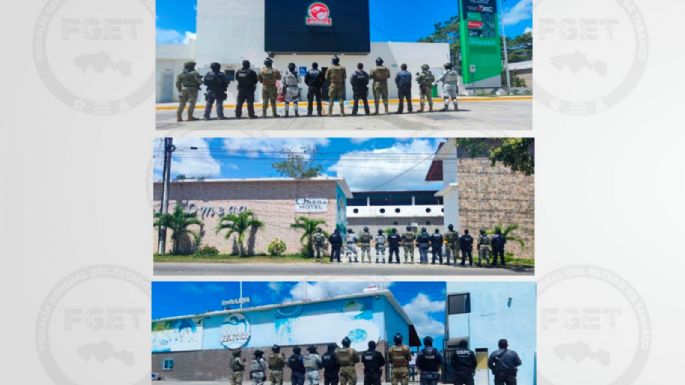 Catean en Centla gasolinera, plaza comercial y parque acuático en operativo contra La Barredora