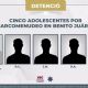 Detienen a cuatro menores de edad por vender droga en secundaria en Cancún