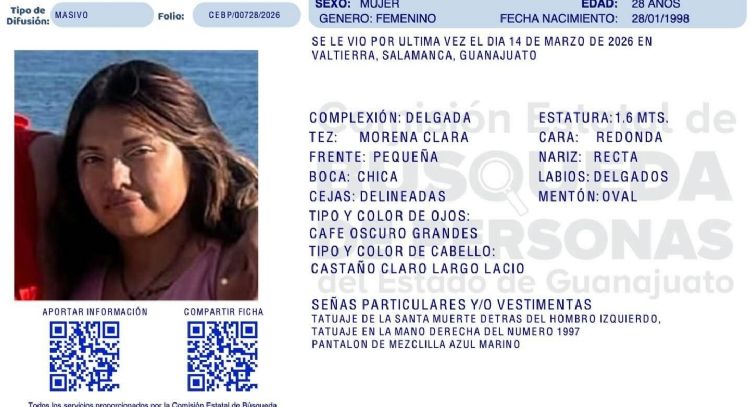 Localizan sin vida a buscadora de Salamanca, Guanajuato