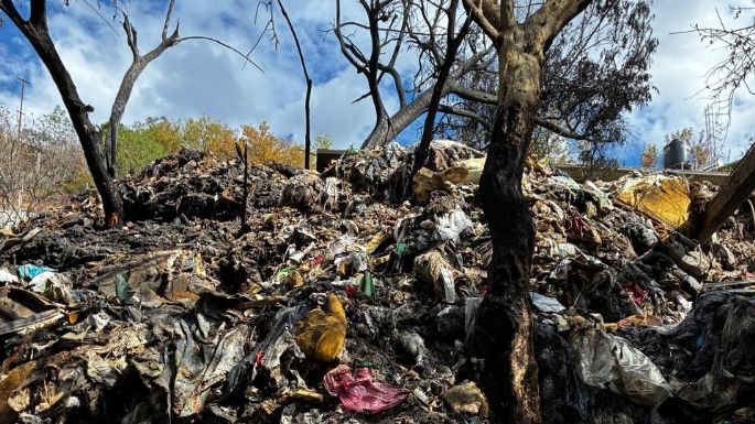 Evocan memoria de Francisco Toledo tras incendio en basurero clandestino en San Agustín Etla, Oaxaca