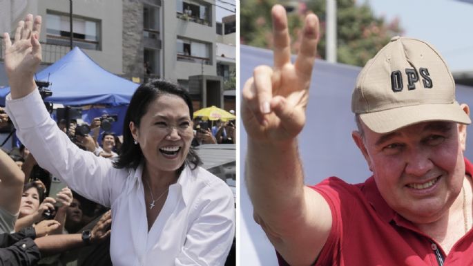 Los ultraderechistas Fujimori y López Aliaga disputarán la presidencia de Perú en segunda vuelta