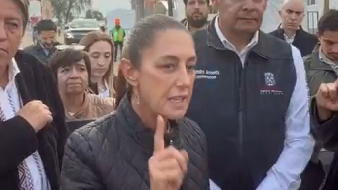“De ninguna manera estaba regañando”: Sheinbaum; pobladores de San José Chiapa la contradicen