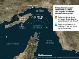 EU asegura que ningún buque iraní logró superar su bloqueo en el paso de Ormuz en 24 horas