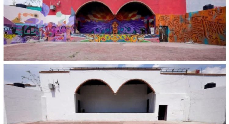 Gobierno de Pachuca borra murales; “ya no eran arte”, dice el alcalde