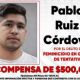Chiapas ofrece recompensa de 500 mil pesos por Pablo Ruiz, acusado de cortar las manos a su pareja