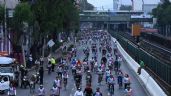 Foto ilustrativa de la nota titulada: Brugada inaugura la ciclovía Gran Tenochtitlán con una rodada masiva (fotogalería)