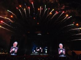 Andrea Bocelli reunió a más de 130 mil personas en el Zócalo capitalino