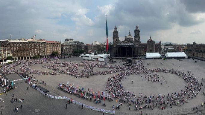 Brugada inaugura la ciclovía Gran Tenochtitlán con una rodada masiva (fotogalería)