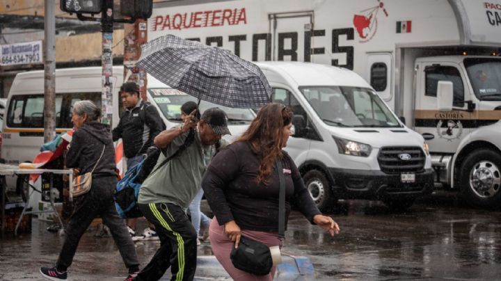 Azotarán más lluvias y chubascos de lunes a jueves; onda de calor amaga a casi la mitad del país
