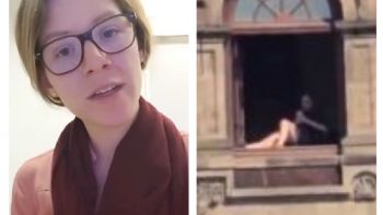 Renuncia a Hacienda, Florencia Franco tras ser captada tomando el sol en ventana de Palacio Nacional