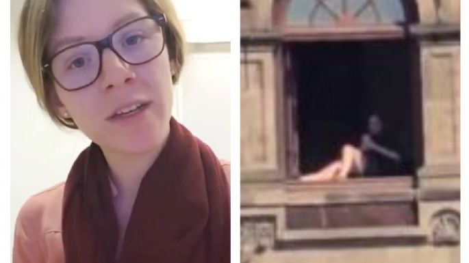 Renuncia a Hacienda, Florencia Franco tras ser captada tomando el sol en ventana de Palacio Nacional