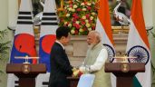 Foto ilustrativa de la nota titulada: India y Corea del Sur acuerdan duplicar su comercio hasta alcanzar los 50 mil mdd en 2030