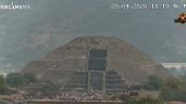 Foto ilustrativa de la nota titulada: Así fue el momento del ataque en la Pirámide de la Luna de Teotihuacán captado por Webcams
