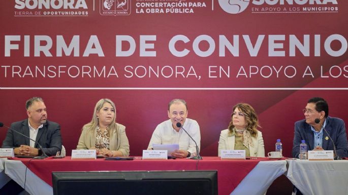 Gobernador Durazo impulsa 470 obras públicas para atender rezagos en municipios de Sonora