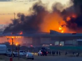 Se incendia bodega de las oficinas de Alimentación para el Bienestar en Zacatecas