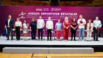 Gobernador Durazo impulsa a futuras promesas del deporte a través de competencias estatales