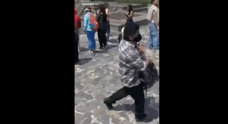 Nuevo video capta al agresor de Teotihuacán antes de abrir fuego