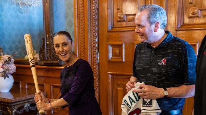 Sheinbaum recibe a directivos y jugadores de las Grandes Ligas