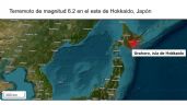 Foto ilustrativa de la nota titulada: Terremoto de magnitud 6.2 sacude la isla japonesa de Hokkaido; descartan riesgo de tsunami