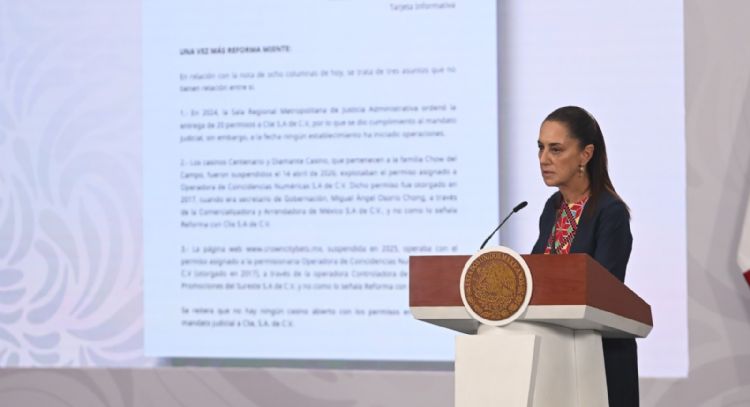 Farías Laguna debe ser deportado o extraditado; tiene orden de aprehensión: Sheinbaum a Milei