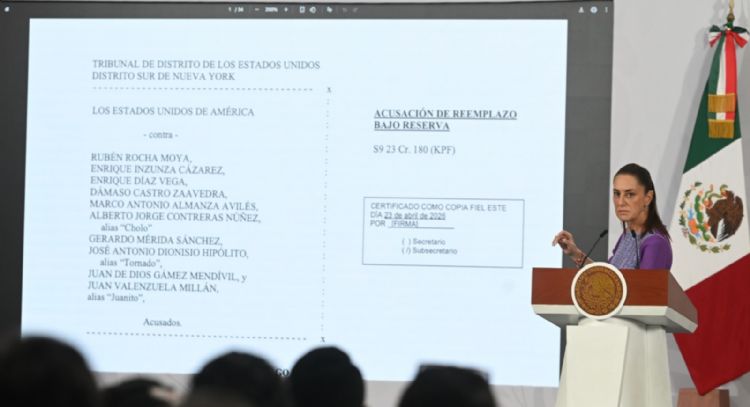 "No hay nada que temer": Sheinbaum a Rocha Moya tras acusación por vínculos con Cártel de Sinaloa