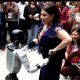 Clara Brugada baila con un robot en la inauguración de la Utopía Ceylán en Azcapotzalco (Video)