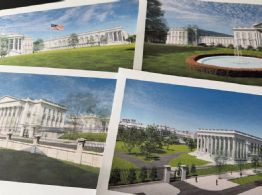 Gobierno de Trump alerta de riesgo de seguridad por freno judicial a salón de baile