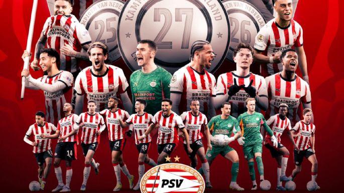 PSV Eindhoven es campeón de la Eredivisie; llegó a 27 títulos de liga
