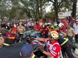 Mueren tres personas al caer árbol sobre autos en la México-Cuernavaca al término de Semana Santa