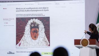 Sheinbaum reprocha a The Guardian por difundir crítica sobre la Colección Gelman