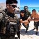 Marino rescata a dos adolescentes de ahogarse en playa de San Felipe, Baja California (Video)