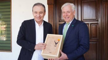 Más agua para Sonora: Gobernador Durazo impulsa proyectos hídricos en alianza con NADBank