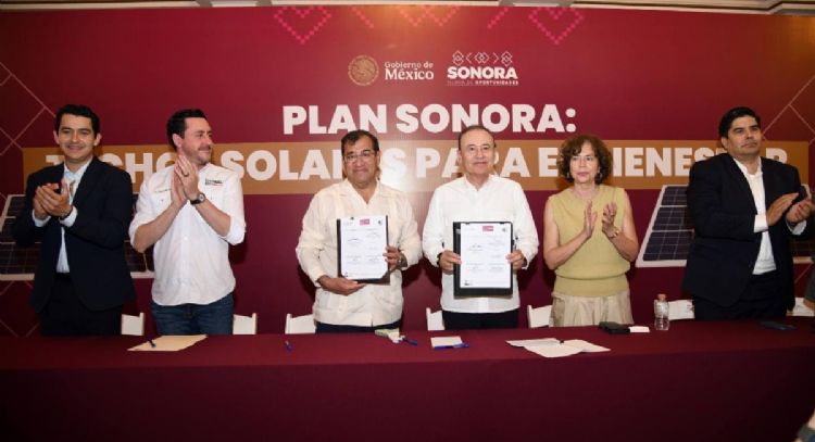 Con Techos Solares, Durazo y Sheinbaum reducen gasto eléctrico en familias sonorenses